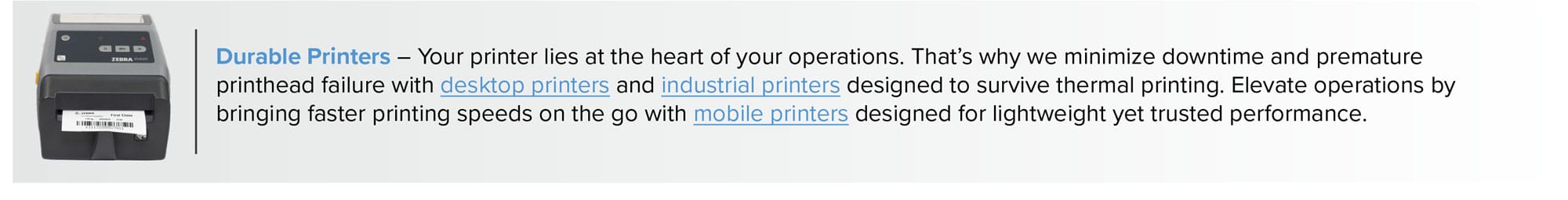 Durable Printers